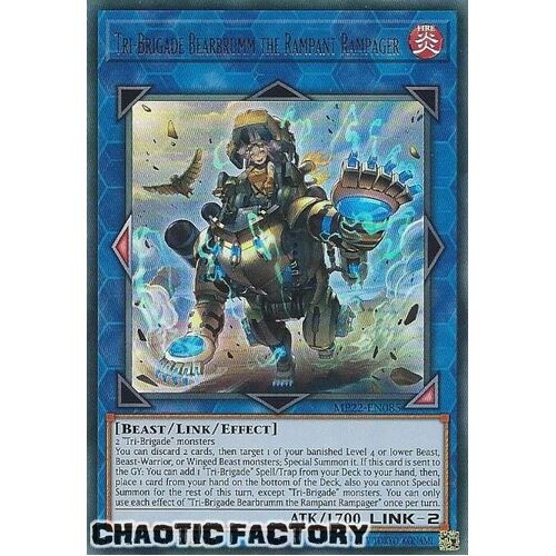 MP22-EN085 Tri-Brigade Bearbrumm the Rampant Rampager Ultra Rare 1st Edition NM