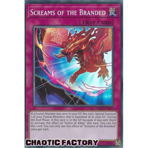 MP22-EN103 Screams of the Branded Super Rare 1st Edition NM