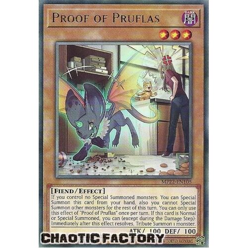 MP22-EN105 Proof of Pruflas Rare 1st Edition NM