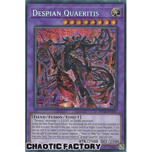 MP22-EN141 Despian Quaeritis Prismatic Secret Rare 1st Edition NM