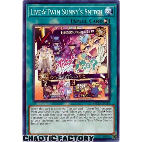 MP22-EN161 Live☆Twin Sunny's Snitch Common 1st Edition NM
