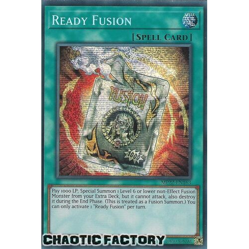 MP22-EN163 Ready Fusion Prismatic Secret Rare 1st Edition NM