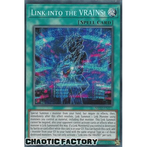 MP22-EN271 Link into the VRAINS! Prismatic Secret Rare 1st Edition NM