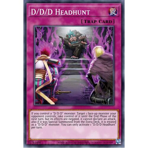 MP23-EN043 D/D/D Headhunt Rare 1st Edition NM