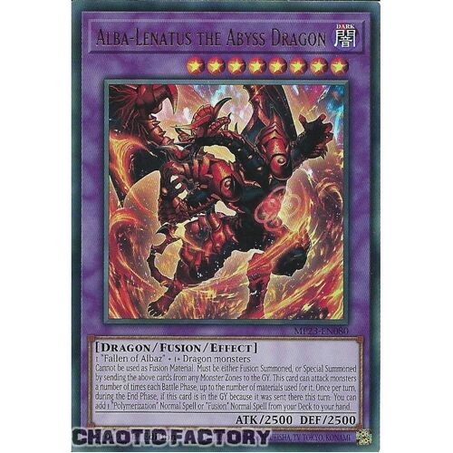 MP23-EN080 Alba-Lenatus the Abyss Dragon Ultra Rare 1st Edition NM