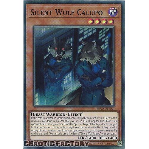 MP23-EN184 Silent Wolf Calupo Super Rare 1st Edition NM