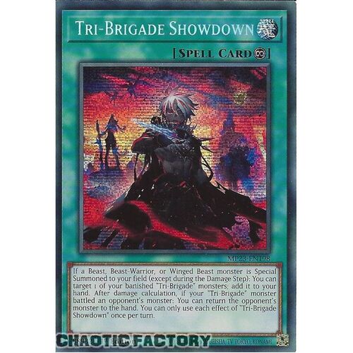 MP23-EN198 Tri-Brigade Showdown Prismatic Secret Rare 1st Edition NM
