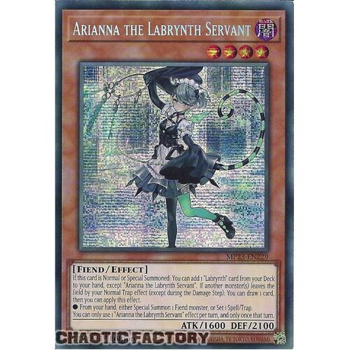 MP23-EN229 Arianna the Labrynth Servant Prismatic Secret Rare 1st Edition NM
