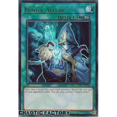 MP23-EN240 Runick Allure Ultra Rare 1st Edition NM