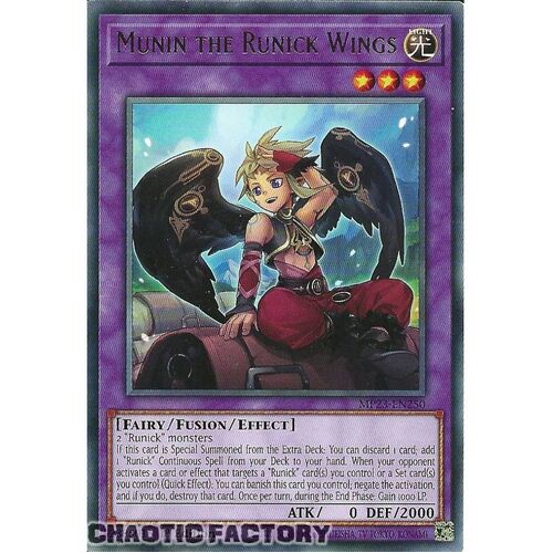 MP23-EN250 Munin the Runick Wings Rare 1st Edition NM