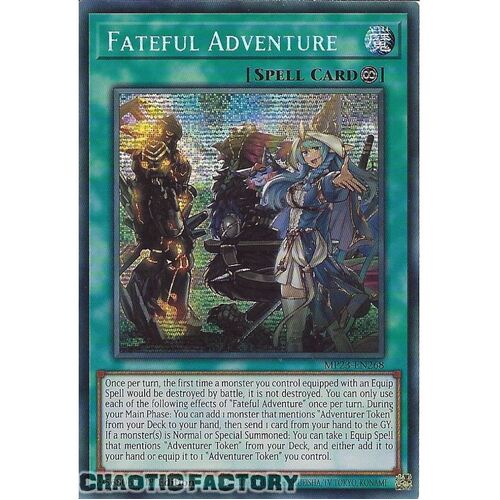 MP23-EN268 Fateful Adventure Prismatic Secret Rare 1st Edition NM