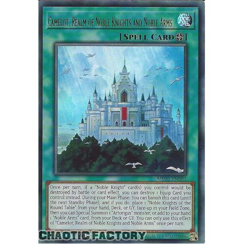 MP23-EN281 Camelot, Realm of Noble Knights and Noble Arms Ultra Rare 1st Edition NM