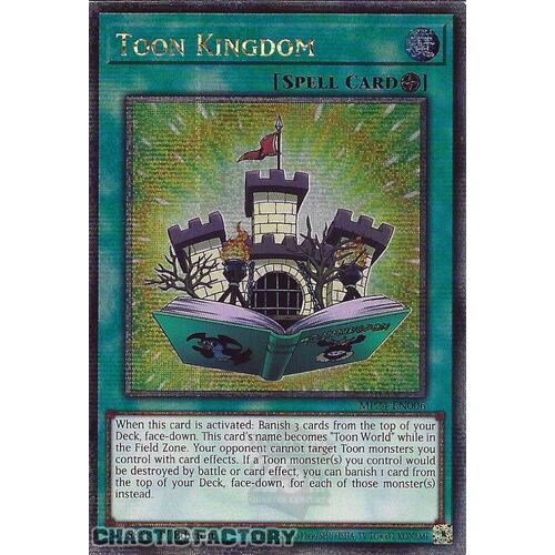 MP24-EN006 Toon Kingdom Quarter Century Secret Rare 1st Edition NM