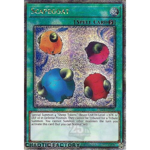 MP24-EN008 Scapegoat Quarter Century Secret Rare 1st Edition NM