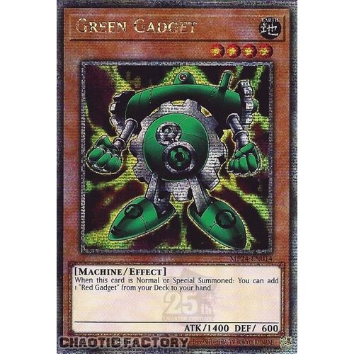 MP24-EN014 Yellow Gadget Quarter Century Secret Rare 1st Edition NM