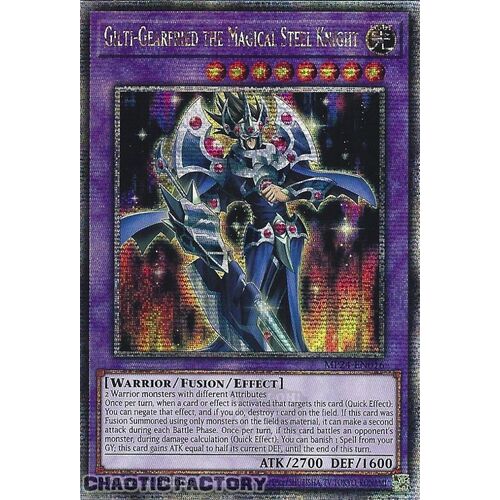 MP24-EN016 Gilti-Gearfried the Magical Steel Knight Quarter Century Secret Rare 1st Edition NM