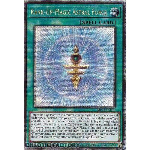 MP24-EN035 Rank-Up-Magic Astral Force Quarter Century Secret Rare 1st Edition NM