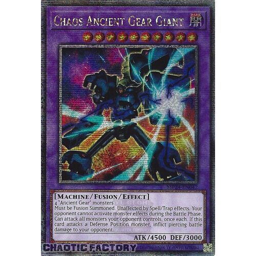 MP24-EN042 Chaos Ancient Gear Giant Quarter Century Secret Rare 1st Edition NM
