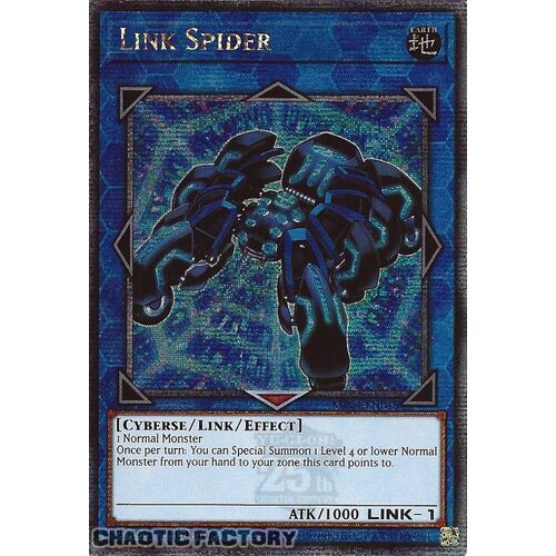 MP24-EN045 Link Spider Quarter Century Secret Rare 1st Edition NM