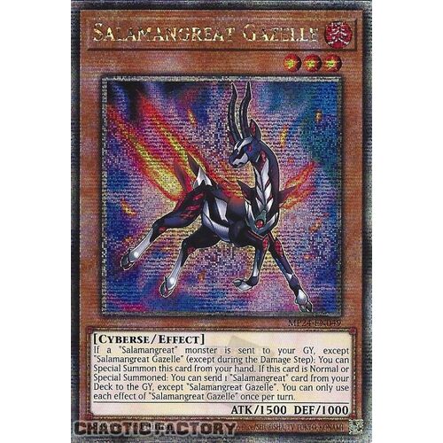 MP24-EN049 Salamangreat Gazelle Quarter Century Secret Rare 1st Edition NM