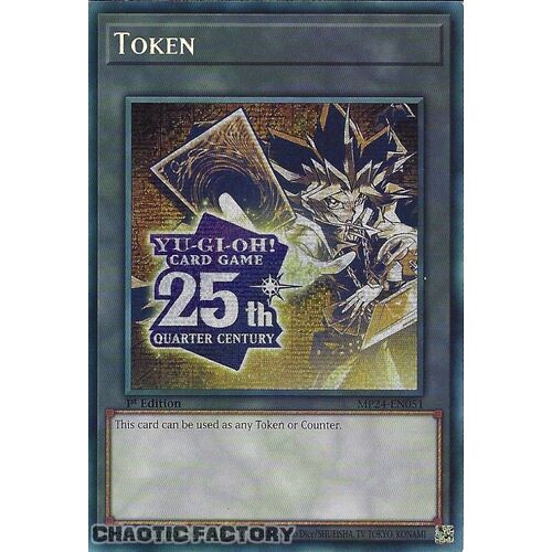 MP24-EN051 Token - Yugi Prismatic Secret Rare 1st Edition NM