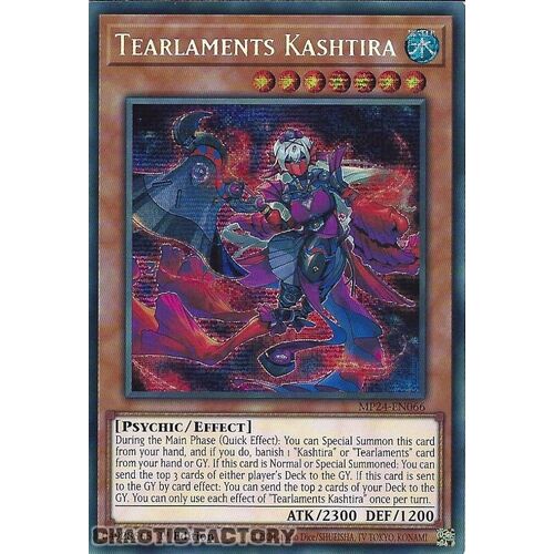 MP24-EN066 Tearlaments Kashtira Prismatic Secret Rare 1st Edition NM