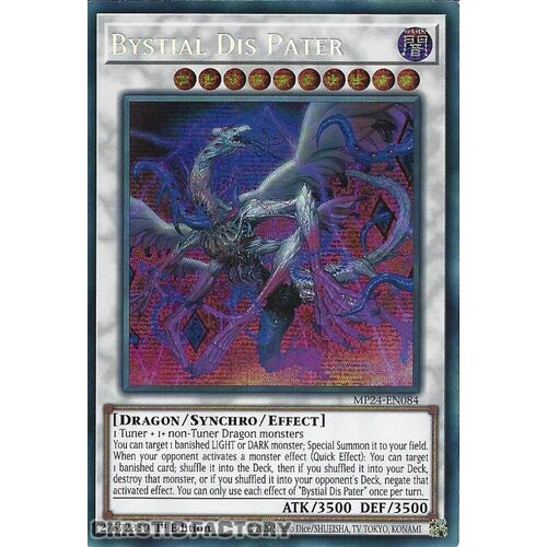 MP24-EN084 Bystial Dis Pater Prismatic Secret Rare 1st Edition NM