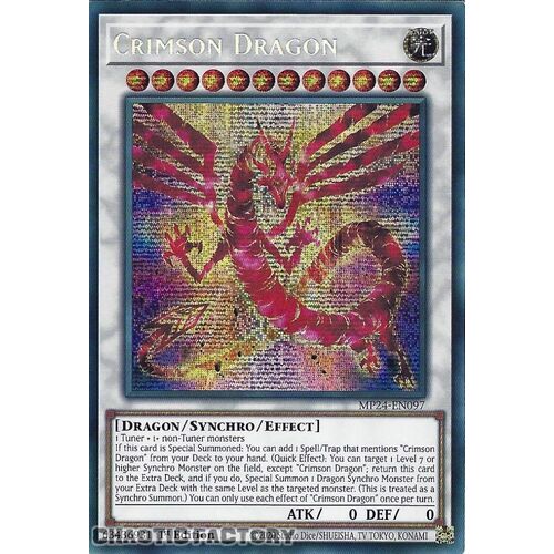 MP24-EN097 Crimson Dragon Prismatic Secret Rare 1st Edition NM