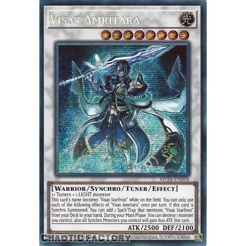 MP24-EN098 Visas Amritara Prismatic Secret Rare 1st Edition NM