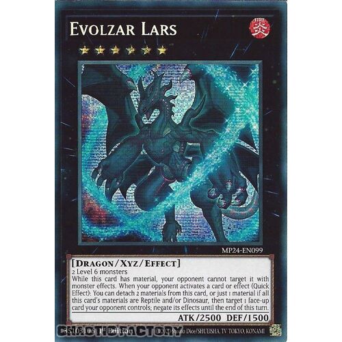 MP24-EN099 Evolzar Lars Prismatic Secret Rare 1st Edition NM
