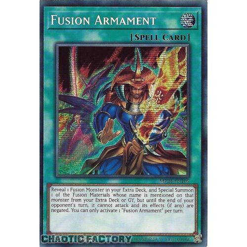 MP24-EN105 Fusion Armament Prismatic Secret Rare 1st Edition NM