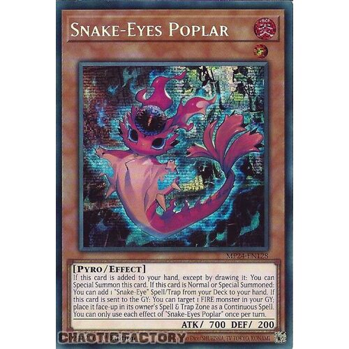 MP24-EN128 Snake-Eyes Poplar Prismatic Secret Rare 1st Edition NM