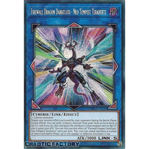 MP24-EN130 Firewall Dragon Darkfluid - Neo Tempest Terahertz Prismatic Secret Rare 1st Edition NM