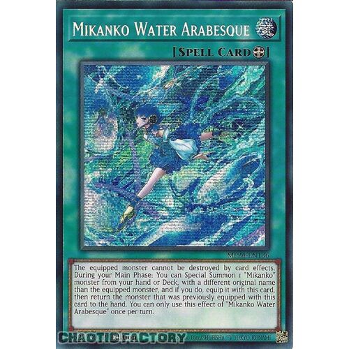 MP24-EN136 Mikanko Water Arabesque Prismatic Secret Rare 1st Edition NM