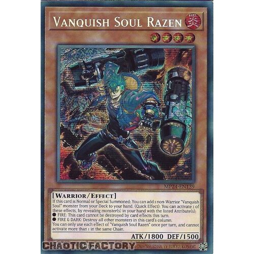 MP24-EN139 Vanquish Soul Razen Prismatic Secret Rare 1st Edition NM