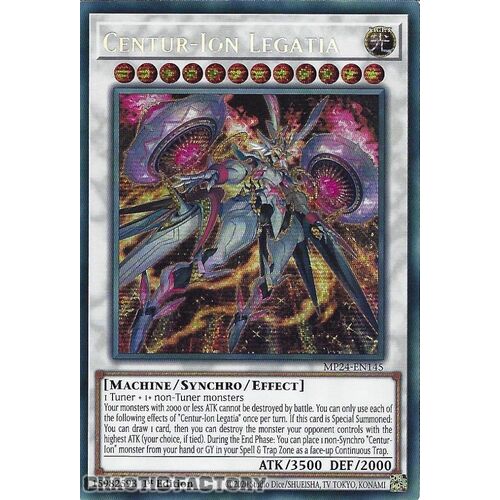 MP24-EN145 Centur-Ion Legatia Prismatic Secret Rare 1st Edition NM