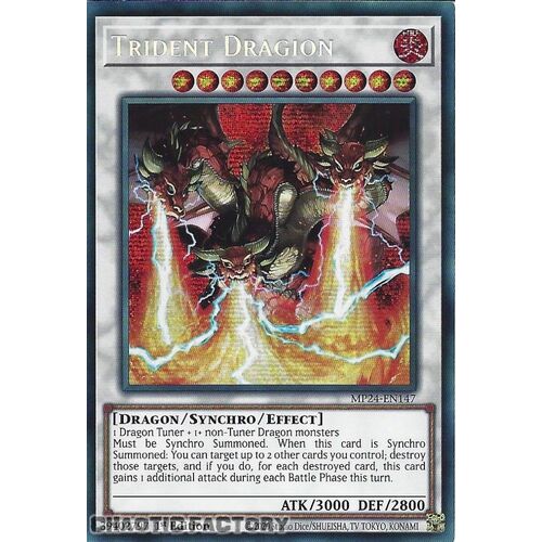 MP24-EN147 Trident Dragion Prismatic Secret Rare 1st Edition NM