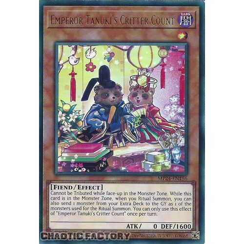MP24-EN156 Emperor Tanuki's Critter Count Ultra Rare 1st Edition NM