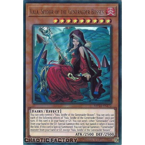 MP24-EN172 Vala, Seidhr of the Generaider Bosses Ultra Rare 1st Edition NM
