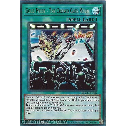 MP24-EN182 Gold Pride - The Crowd Goes Wild! Ultra Rare 1st Edition NM