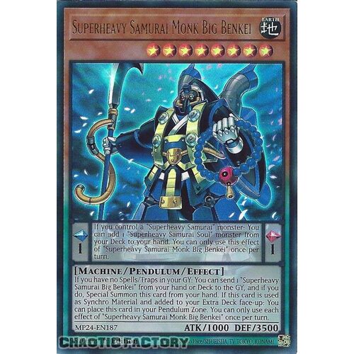 MP24-EN187 Superheavy Samurai Big Benkei Ultra Rare 1st Edition NM