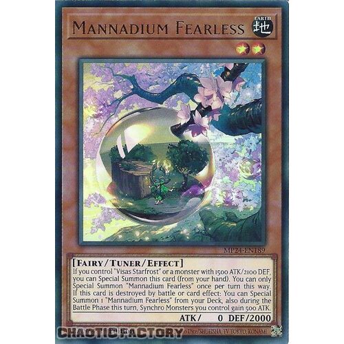 MP24-EN189 Mannadium Fearless Ultra Rare 1st Edition NM