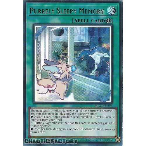 MP24-EN198 Purrely Sleepy Memory Ultra Rare 1st Edition NM