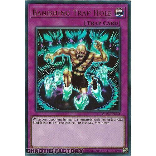MP24-EN224 Banishing Trap Hole Ultra Rare 1st Edition NM