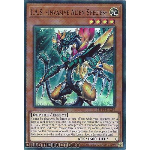MP24-EN236 I.A.S. -Invasive Alien Species- Ultra Rare 1st Edition NM