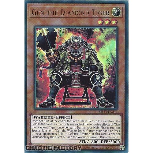 MP24-EN247 Gen the Diamond Tiger Ultra Rare 1st Edition NM