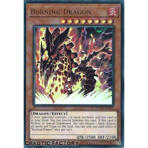 MP24-EN251 Burning Dragon Ultra Rare 1st Edition NM