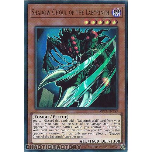 MP24-EN258 Shadow Ghoul of the Labyrinth Ultra Rare 1st Edition NM