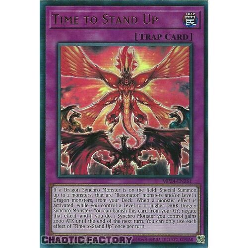 MP24-EN261 Time to Stand Up Ultra Rare 1st Edition NM
