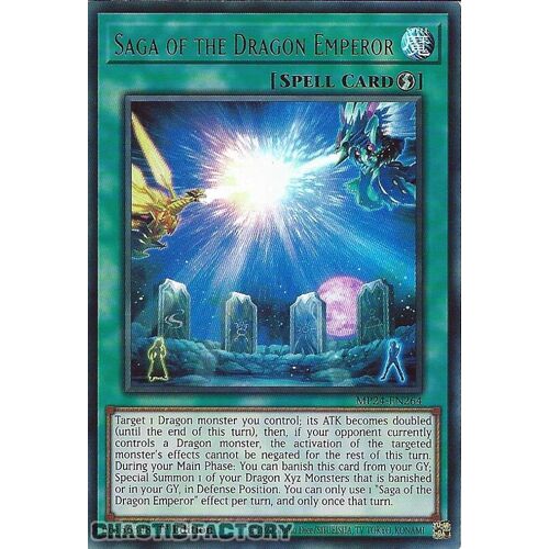 MP24-EN264 Saga of the Dragon Emperor Ultra Rare 1st Edition NM